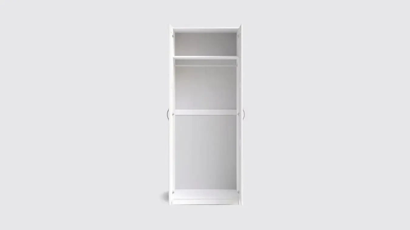 Шкаф двухдверный Istra Белый фото - 3 - большое изображение