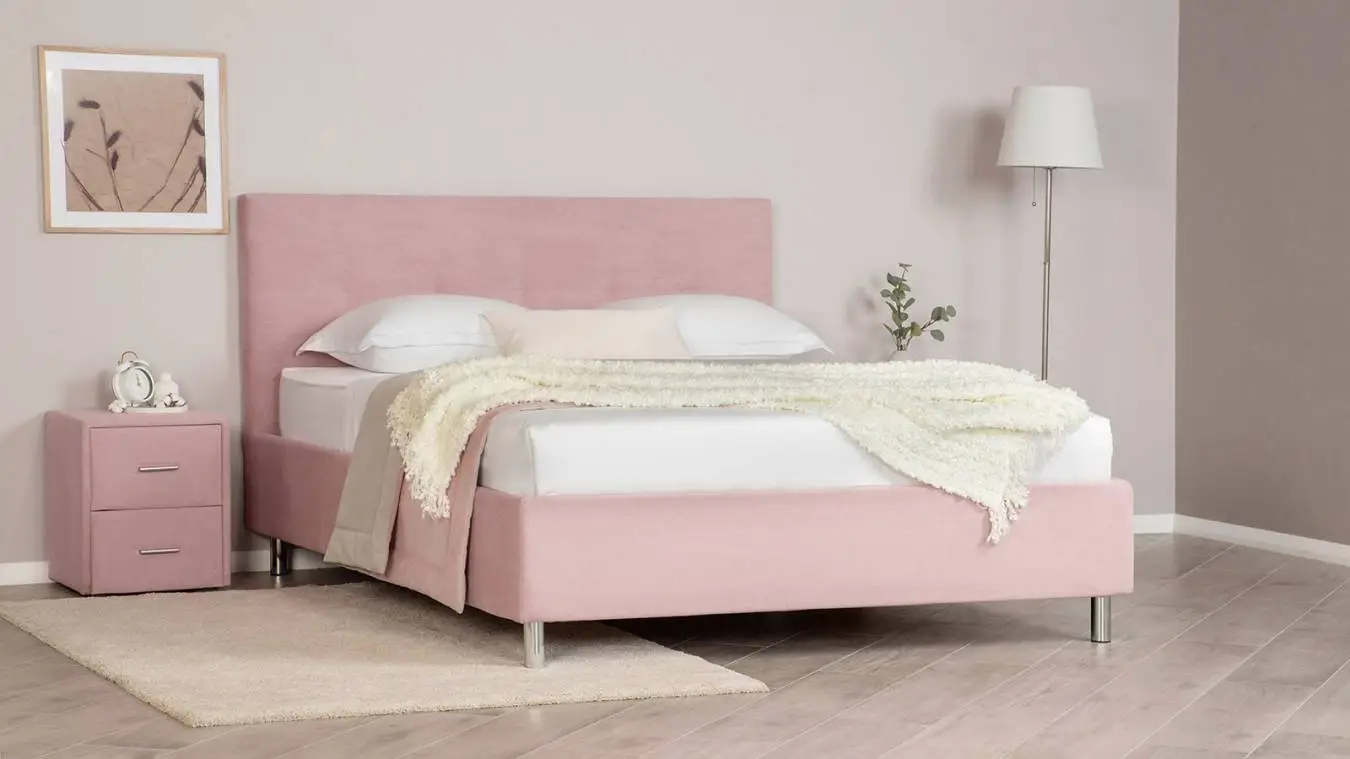 Мягкая кровать Evelin I с широким изголовьем Askona фотография товара - 1 - большое изображение