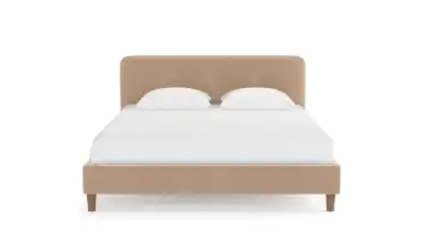 Мягкая кровать Minty на деревянных высоких ножках с прямым изголовьем Askona фото - 14 - превью