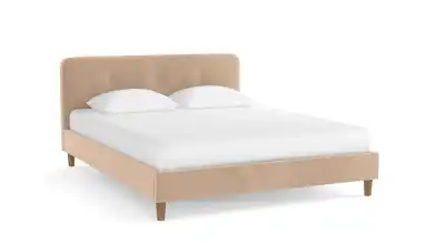 Мягкая кровать Minty на деревянных высоких ножках с прямым изголовьем Askona фото - 13 - превью
