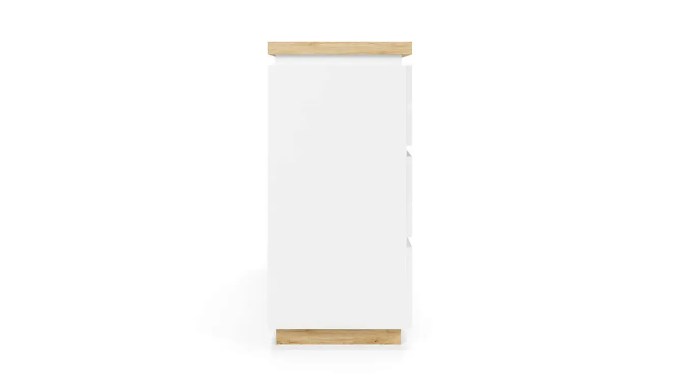 Комод с ящиками Issa, цвет Белый+Дуб минерва фото - 8 - большое изображение
