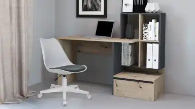 Кресло Askona Lum, цвет белый+серый картинка - 6 - превью
