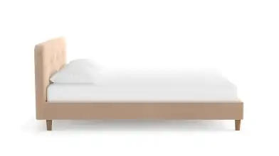 Мягкая кровать Minty на деревянных высоких ножках с прямым изголовьем Askona фото - 15 - превью