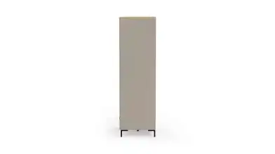  Шкаф двухдверный с зеркалом Zima, цвет Дуб сильверджек ореховый+Глиняный серый фото - 8 - превью