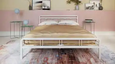 Современная металлическая кровать Avinon, цвет белый в спальню Askona фотография товара - 2 - превью