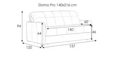 Диван Domo Pro с коробом для белья с узкими подлокотниками Askona фото - 14 - превью