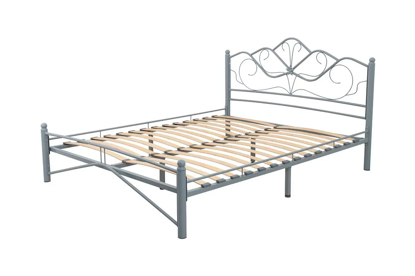 Кованая кровать LUARA, цвет серый Askona фото - 11 - большое изображение