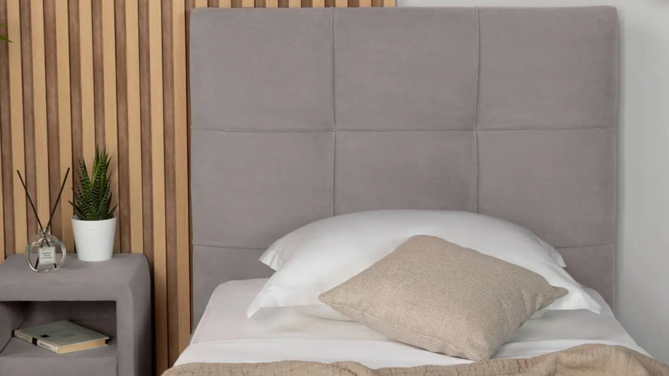 Мягкая кровать Elisa с прямоугольной стяжкой изголовья Askona фотография товара - 15 - большое изображение