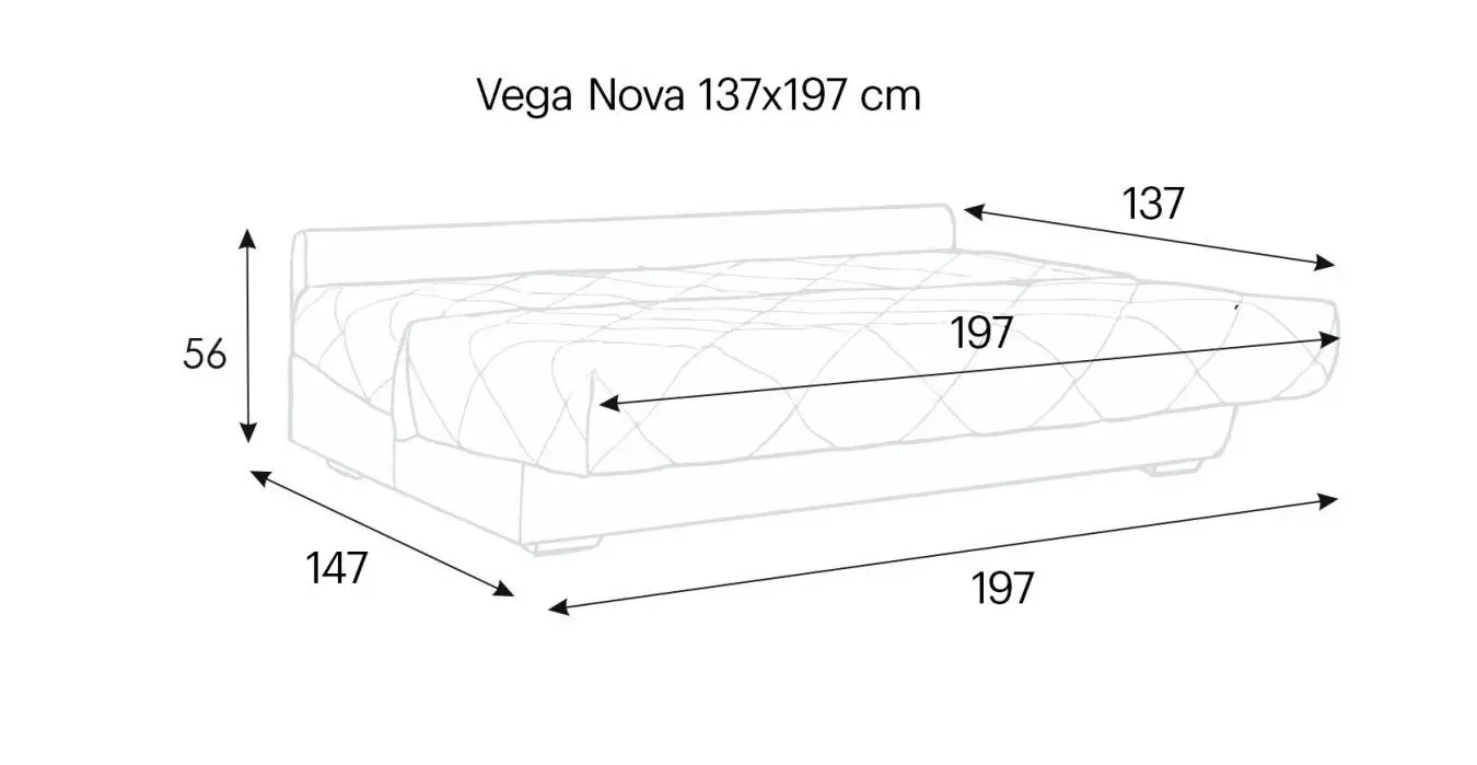 диваны Vega Nova киімге арналған қораппен Askona - 9 - большое изображение