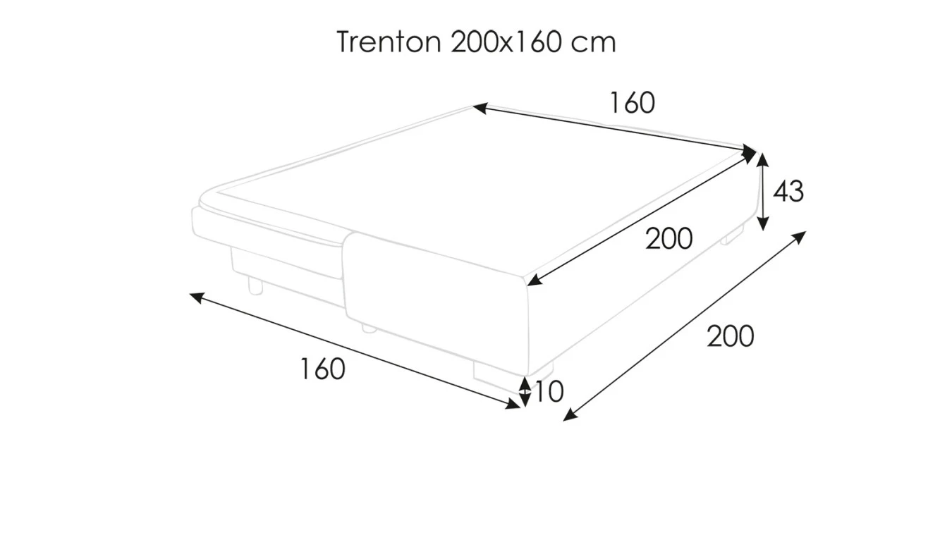 Диван-кровать Trenton с коробом для белья Askona фото - 18 - большое изображение