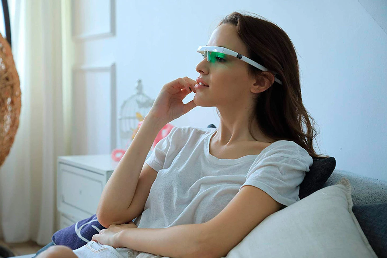 көзілдірігі Pegasi Smart Sleep glasses II жарық терапиясына арналған көзілдірігі (ақ) - 14 - большое изображение