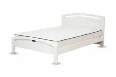 Кровать Regina New, цвет белый фактурный из натурального дерева - 6 - превью