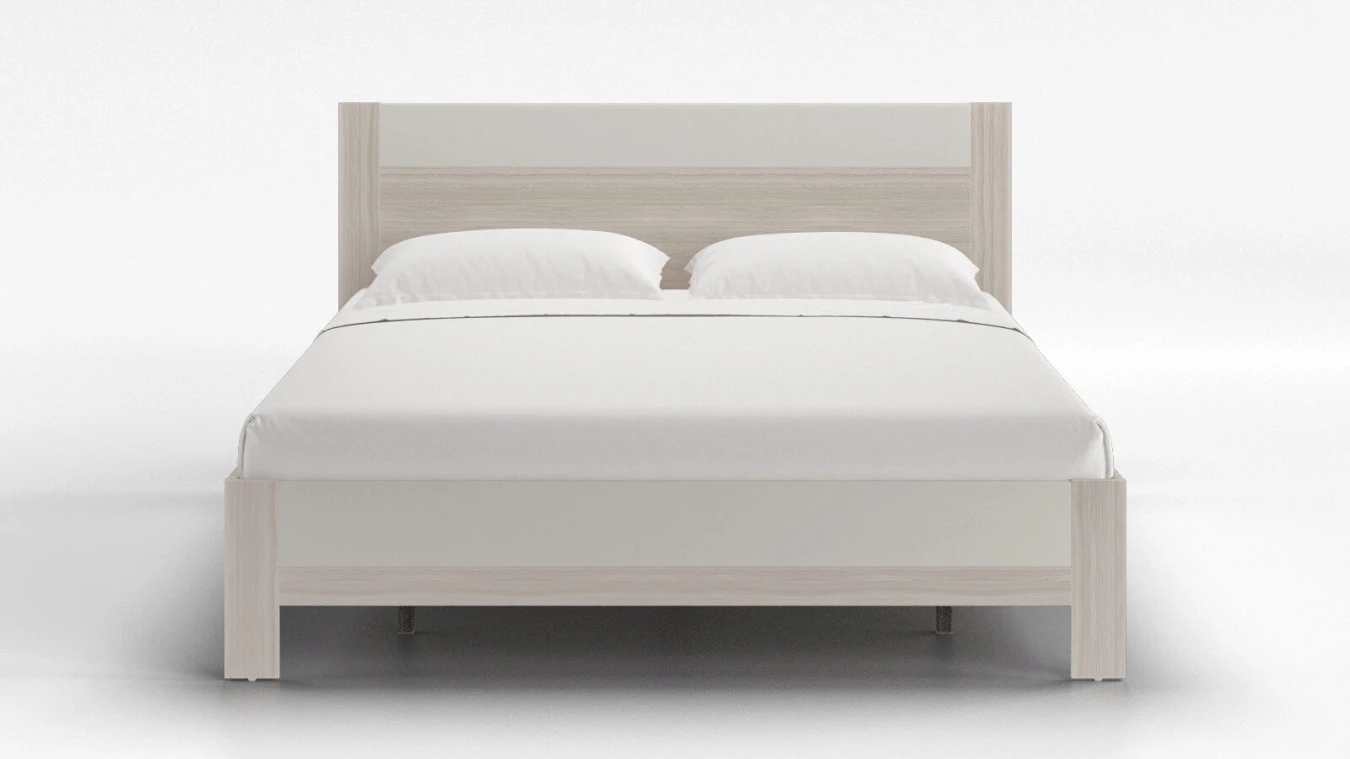 Кровать Mary, цвет Ясень шимо + mWhite из лдсп в современном стиле Askona фотография товара - 7 - большое изображение