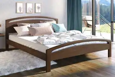 Деревянная кровать Regina New, цвет темный орех - 1 - превью
