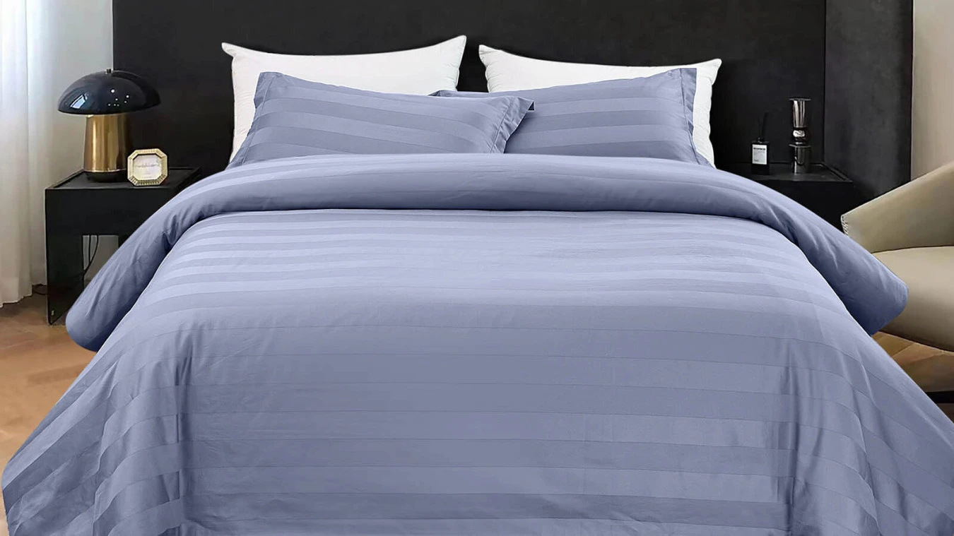 Наволочка Askona Comfort Stripe, цвет: Лилово-голубой Askona фото - 2 - большое изображение