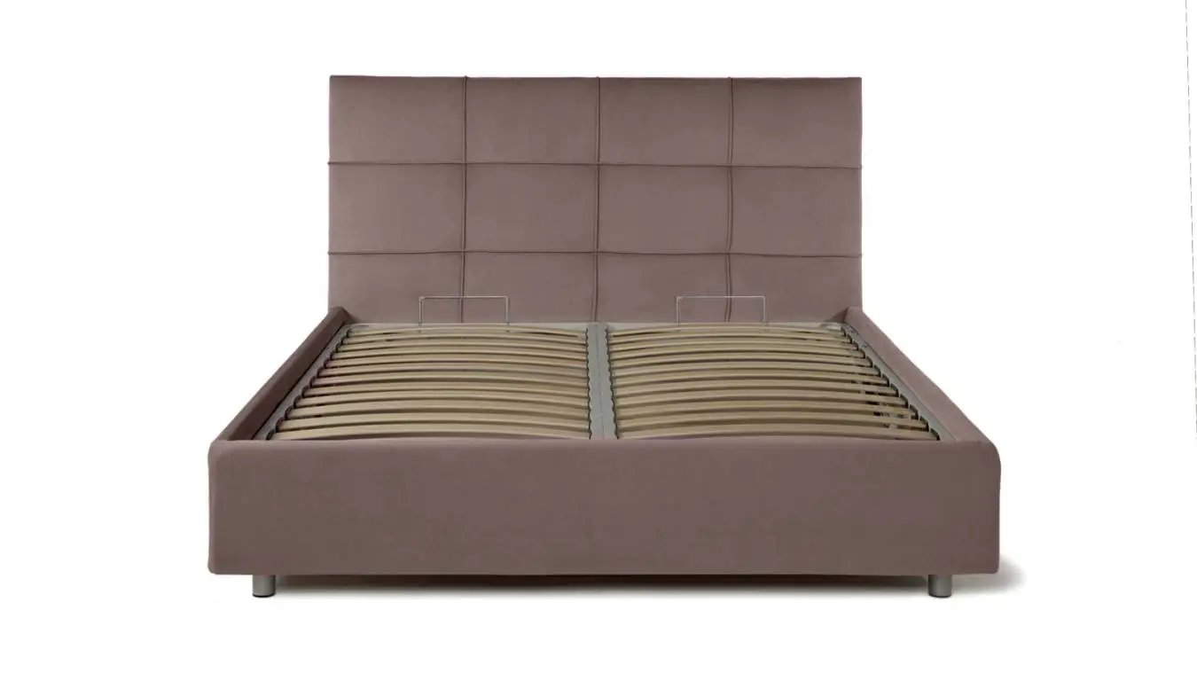 Мягкая кровать Elisa с прямоугольной стяжкой изголовья Askona фотография товара - 6 - большое изображение