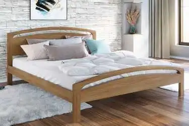 Деревянная кровать Regina, цвет светлый орех - 1 - превью