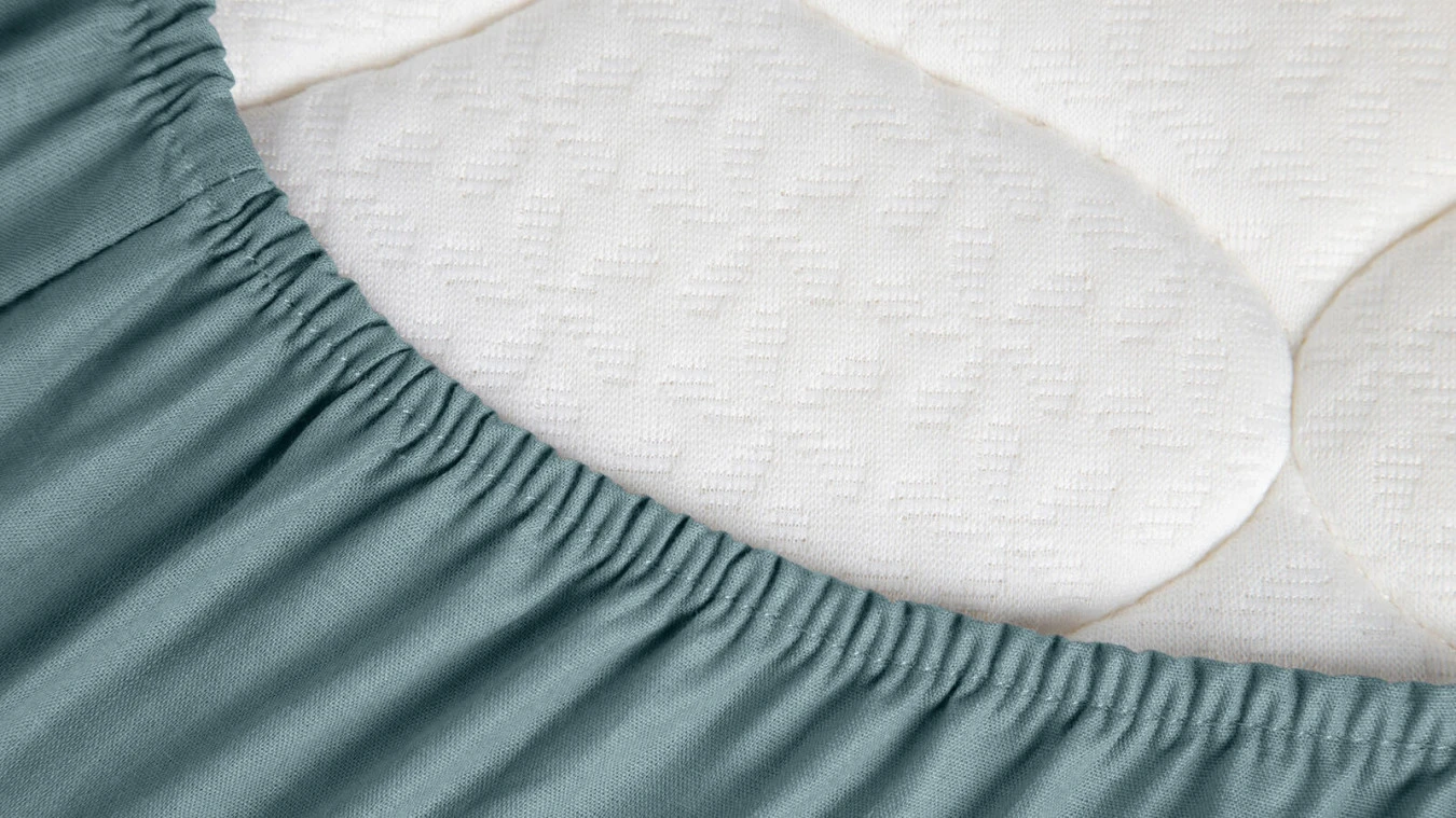 Простынь на резинке Comfort Cotton, цвет: Серо-голубой Askona фото - 5 - большое изображение