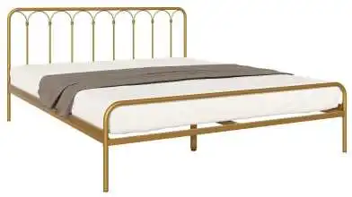 Металлическая кровать Corsa old gold mat в спальню Askona фотография товара - 3 - превью