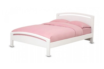 Кровать Regina New, цвет белый фактурный из натурального дерева - 3