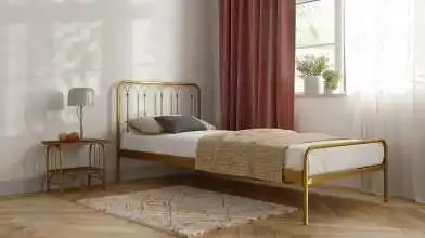 Металлическая кровать Corsa old gold mat в спальню Askona фотография товара - 8 - превью