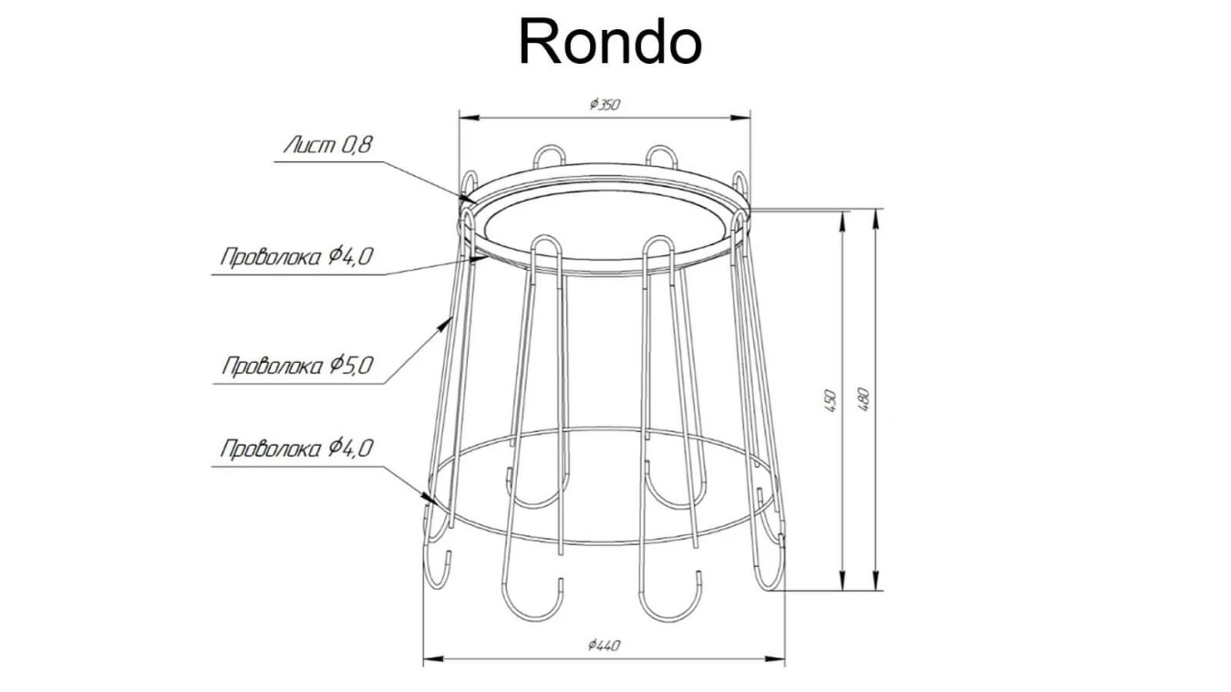 Журнальный столик Rondo, цвет белый фото - 5 - большое изображение