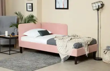 Мягкая угловая кровать Astra, цвет Aura 06 с боковой спинкой Askona фото - 4 - превью