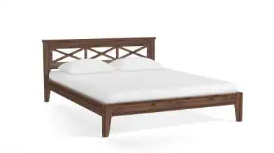 Деревянная кровать Gamma, цвет Venge на высоких ножках - 1 - превью