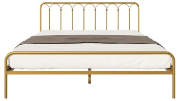Металлическая кровать Corsa old gold mat в спальню Askona фотография товара - 3