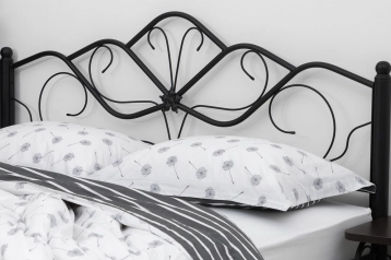 Кованая кровать LUARA, цвет чёрный Askona фото - 1
