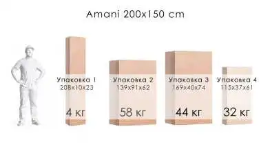 диваны Amani-B бұрыштық киімге арналған қораппен кең шынтақшалармен Askona - 16 - превью