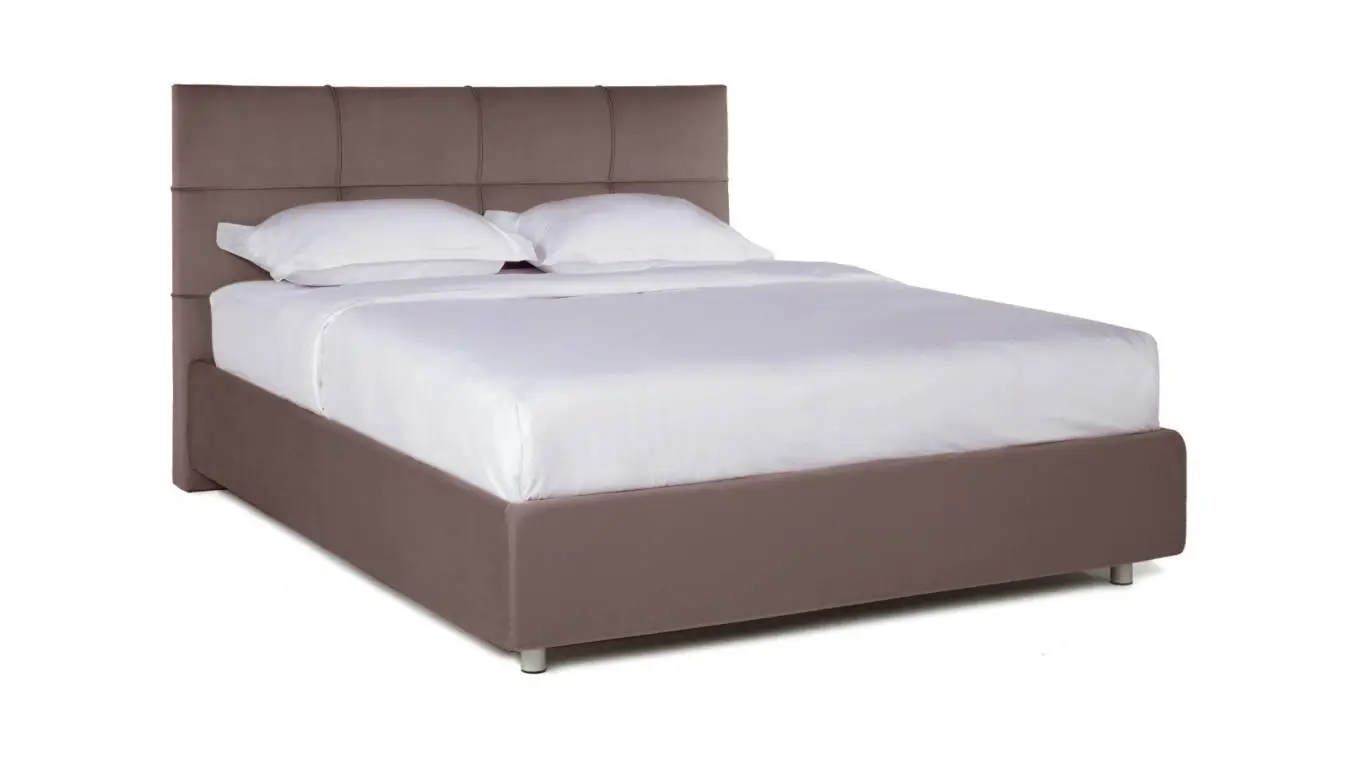 Мягкая кровать Elisa с прямоугольной стяжкой изголовья Askona фотография товара - 4 - большое изображение