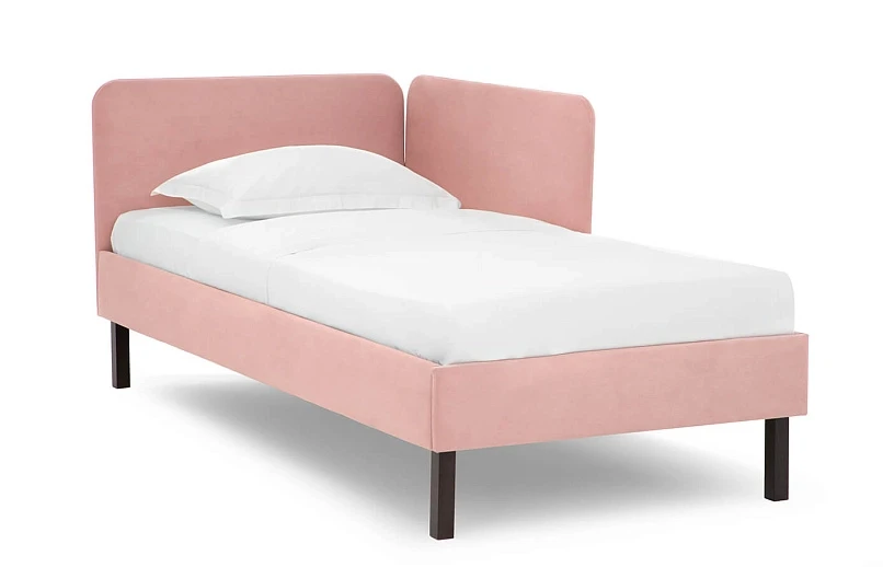 Мягкая угловая кровать Astra, цвет Aura 06 с боковой спинкой Askona фото - 1 - большое изображение