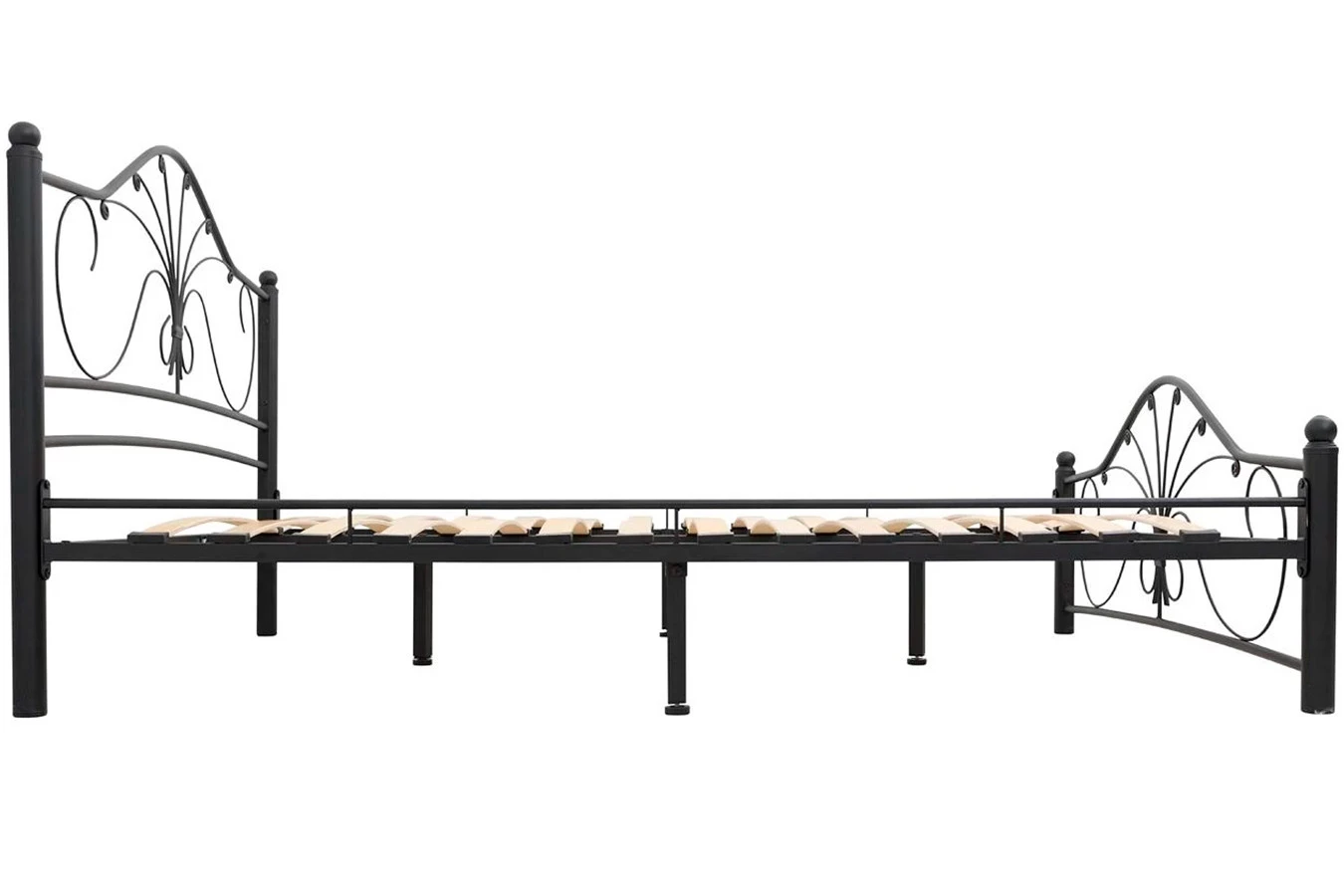 Железная кровать Provance, цвет чёрный Askona - 11 - большое изображение